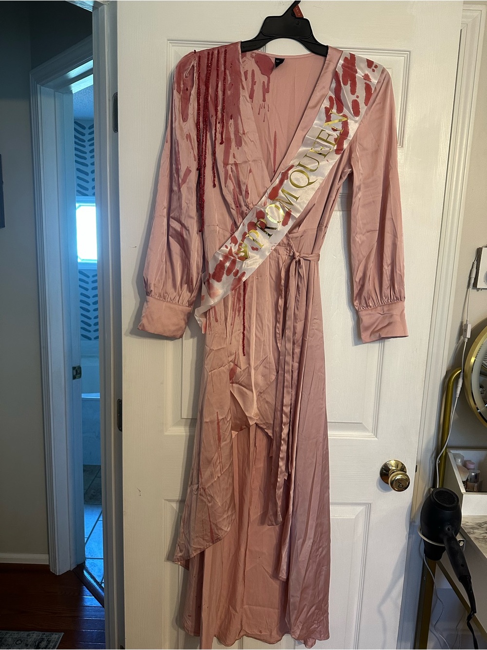Carrie Costume w/wig and Tiara